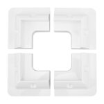 Support d'angle de panneau solaire, 4 pices, anti uv abs, perceuse de toit, support gratuit pour bateaux ...