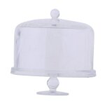 Support d'assiette a gâteau sur socle en acrylique transparent, miniature, avec couvercle, pour maison ... Support d'assiette a gâteau sur socle en acrylique transparent, miniature, avec couvercle, pour maison ...