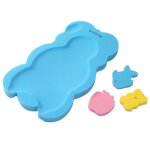 Support de bain pour bb, poche en filet, sige pour nouveau - n, coussin souple, antidrapant, coussin ...