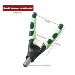 Support de canne a pche en forme de v, support de tte de repos, antidrapant, lumineux, pour pche ...