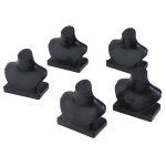 Support de collier noir miniature pour maison de poupée, présentoir de bijoux, accessoires de jouets, ... Support de collier noir miniature pour maison de poupée, présentoir de bijoux, accessoires de jouets, ...