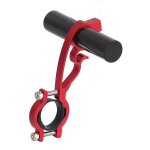 Support d'extension de guidon de vélo, support d'extension pour lampe / unités / phares gps (rouge) Support d'extension de guidon de vélo, support d'extension pour lampe / unités / phares gps (rouge)