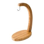 Support utile et fiable en bambou, r�sistant a la rouille, avec crochet en acier inoxydable, pour la ...