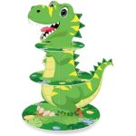 Support de gteau dinosaure a 3 etages, plateau a gteau tyrannosaurus rex, dcorations pour cupcakes ...