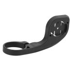 Support gps d'ordinateur de guidon de vlo en plastique durable pour garmin edge (noir)