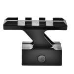 Support de lunette de montage sur rails à hauteur élevée, adapté à l'adaptateur de base de rail picatinny ... Support de lunette de montage sur rails à hauteur élevée, adapté à l'adaptateur de base de rail picatinny ...