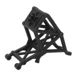Support de montage de pneu de secours en plastique léger noir désert hors route accessoire de voiture ... Support de montage de pneu de secours en plastique léger noir désert hors route accessoire de voiture ...