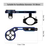 Support d'ordinateur de vélo réglable sur le guidon de vélo avant avec adaptateur de caméra, support ... Support d'ordinateur de vélo réglable sur le guidon de vélo avant avec adaptateur de caméra, support ...