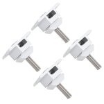 Support de panneau solaire, pinces centrales en acier argent, supports de montage de panneaux solaires ...