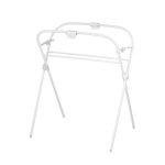 Support pliable pour baignoire oasis avec tuyau de vidange - blanc