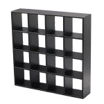 Support de rangement en bois pour maison de poupe, echelle 1 / 12, 16 etagres a grille, prsentoir ...