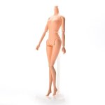 Support pour robe de poup�e barbie, 1 x cintres, accessoires pour v�tements, transparent, blanc
