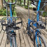 Support de sacoche de v�lo pour v�los pliants cadre de support sac de panier cadres pi�ces de v�lo horizontal ...