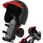 Support de t�l�phone pour moto support anti - vibrations pour casque de s�curit� support moteur rotatif ...