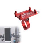 Support de tlphone portable en alliage d'aluminium, support fixe de navigation pour tlphone de vlo, ...