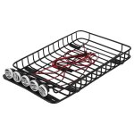 Support de toit en m�tal avec 5 lumi�res led, pour voiture sur chenilles 1 / 10 rc traxxas trx - 4 axial ...