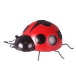 Suspension murale en m�tal pour cl�ture coccinelle, 16cm, figurine d�corative pour jardin ext�rieur, ...