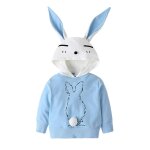 Sweat a capuche pour bébé fille, pull a manches longues, motif oreilles de lapin, automne et printemps ... Sweat a capuche pour bébé fille, pull a manches longues, motif oreilles de lapin, automne et printemps ...