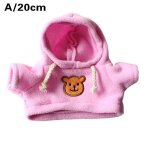 Sweat a capuche doux en tricot, 20cm, mignon, doux, en peluche, canard jaune, accessoires de vtements, ...
