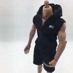 Sweat - shirt a capuche sans manches pour hommes, vêtements de corps pour figurines masculines, 12 ''bbi ... Sweat - shirt a capuche sans manches pour hommes, vêtements de corps pour figurines masculines, 12 ''bbi ...