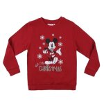 Sweat - shirt de no�l mickey pour enfants, � partir de 6 ans