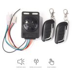 Systme d'alarme de scurit etanche pour scooter electrique 36v - 72v, double tlcommande, accessoires ...