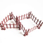 Systme de clture miniature pour amnagement paysager, kit de 20 pices