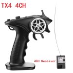 Syst�me radio tx4 2. 4ghz 4ch, t�l�commande emetteur avec r�cepteur pour voiture bateau rc pk tg3 fs ...