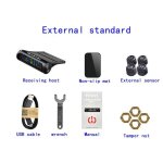 Système de surveillance tpms sans fil, grand ecran couleur, surveillance de la pression des pneus, capteur ... Système de surveillance tpms sans fil, grand ecran couleur, surveillance de la pression des pneus, capteur ...