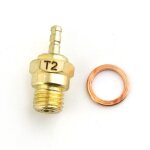 T2 bougie de pr�chauffage n3 n4 pi�ces de moteur nitro a etincelle chaude remplacer os 8 pour redcat ...