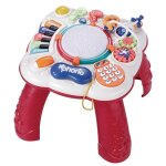 Table d'activit�s d'apprentissage pr�coce avec instruments de musique pour b�b�, 33x33x3 2cm / 12. 99x12. ...