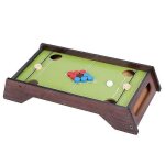 Table de billard en bois, jeu de billard familial, table de billard avec boules de glace