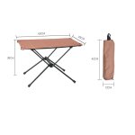 Table de camping pliante en alliage d'aluminium, lgre et tendance, pour pique - nique, equipement d'extrieu ...