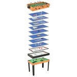 Table de jeu multiple 15 en 1 121x61x82 cm erable vidaxl vidaxl Table de jeu multiple 15 en 1 121x61x82 cm erable vidaxl vidaxl