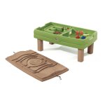 Table de jeu sable et eau avec parasol & kit d'accessoires de 5 pices table de jeu enfant a eau - step2 ...