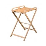 Table a langer jade pliante vernis naturel