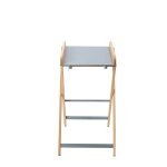 Table a langer pliable jade hybride bleu gris - combelle