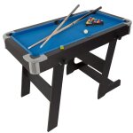 Table multijeux pliable - colorbaby - 120x61x73 cm - billard et ping - pong - structure pliable - bois ...