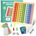 Table de multiplication - aqsacokiya - 1 x 1 montessori maths jouet educatif mathmatiques, jeux de plateau ...