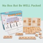 Table de multiplication des mathmatiques 9x9, jouet en bois educatif pour enfants, matriel d'apprentissage ...