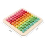 Table de multiplication des mathmatiques montessori 9x9, matriel d'apprentissage numrique, jouets ...