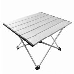 Table pliante en alliage d'aluminium, camping barbecue pique - nique mini bureau portable mobilier d'ext�rieur ...