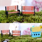 Table de sable miniature de parc, 5 pi�ces, mod�le de d�coration f�erique de maison de poup�e, ornements ...