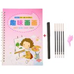 Tableau d'ecriture fournitures d'art pour carnet de croquis, livre magique, groove, pratique d'ecriture, ...