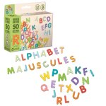 Tableau magnets bois 50 lettres majuscules Tableau magnets bois 50 lettres majuscules