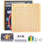 Tableau de multiplication enfant, tableau de multiplication montessori, jeux de plateau table de multiplicatio ...