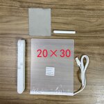 Tableau de notes de message en acrylique avec lampe a led, tableau d'écriture blanc pour mémo, stylo ... Tableau de notes de message en acrylique avec lampe a led, tableau d'écriture blanc pour mémo, stylo ...