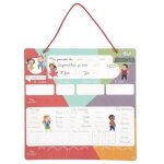 Tableau semainier magn�tique montessori 70 images magn�tiques