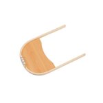 Tablette en bois pour chaise haute pliante sarah - beige