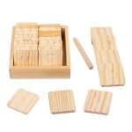 Tablette de lettres majuscules de a a z pour enfants, jouet educatif, alphabet, cartes majuscules, blocs ...